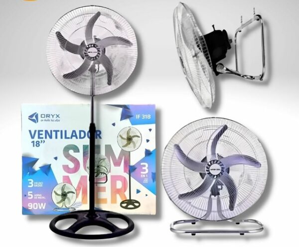 VENTILADOR ORYX 3 EN 1 18"