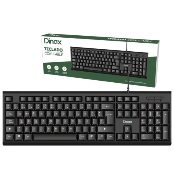 TECLADO CON CABLE DINAX